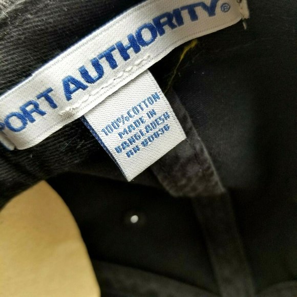 Real Deals Home Decor Fashion Hat Cap Strapback Black Port Authority - Picture 6 of 6